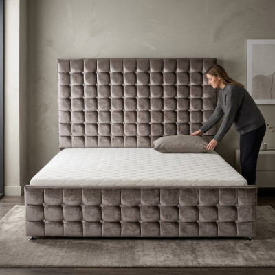 Luxus Schlafzimmer Bett Polster Design Luxus Doppel Hotel Betten Chesterfield