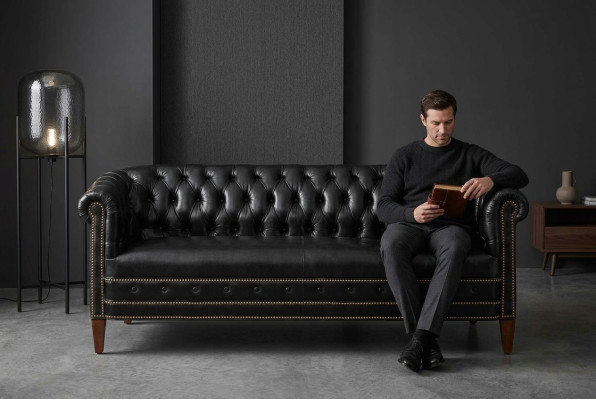 Chesterfield Sofagarnitur Sofa Couch Polster 3+2+1 Sitzer Leder Sofas