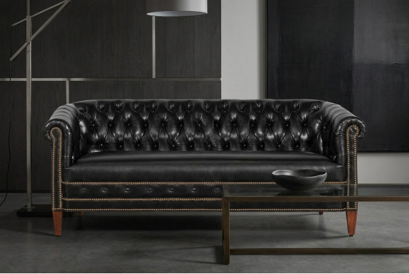 Chesterfield Sofagarnitur Sofa Couch Polster 3+2+1 Sitzer Leder Sofas