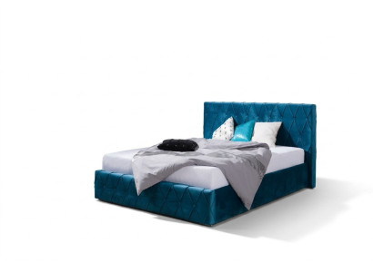 Klassisches Samt Velvet Doppel Design Bett Luxus Design Betten Doppel Türkis Neu