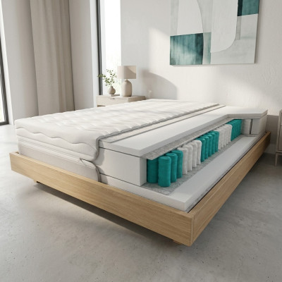 Matratze Exklusive Matratzen mit Visco Kern 7 Zonen Luxus Schlafzimmer 140x200cm