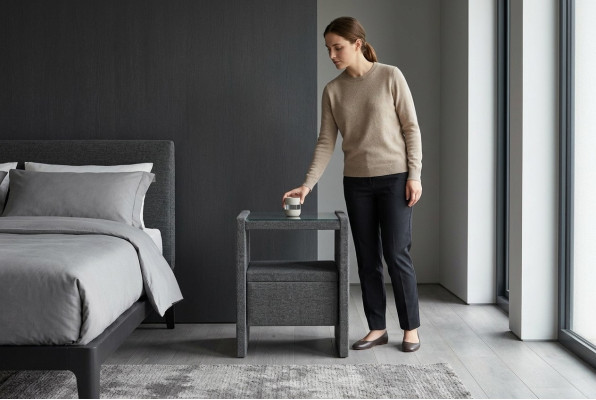 Nachttisch Nachtschrank Kommode Design Konsole Beistell Schublade Tisch Tische