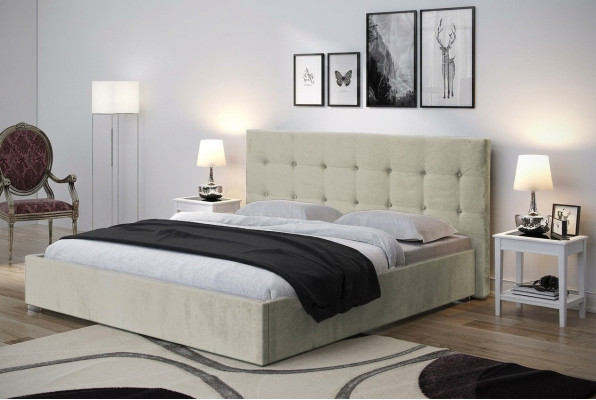Luxus Polster Design Betten Doppel Modernes Bett Ehe Exklusiv 180x200 cm Gestell
