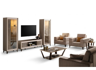 Sofagarnitur 3211 Sitzer Set Design Sofas Polster Couchen 4tlg Textil Relax Neu