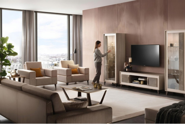Hochwertige Designer Kommode Wohnzimmer Schrank Kommoden Sideboard