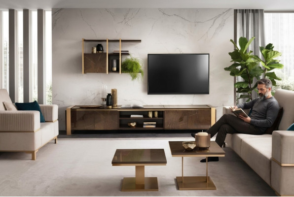 Luxus Sideboard tv Lowboard rtv xxl Schrank Tisch Wohnzimmer Holz rtv Neu Hotel