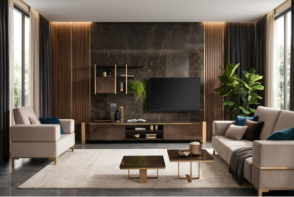 Luxus Sideboard tv Lowboard rtv xxl Schrank Tisch Wohnzimmer Holz rtv Neu Hotel