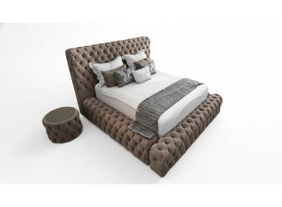 Bett Textil Schlafzimmer Möbel Luxury Moderne Betten Chesterfield Boxspring Neu