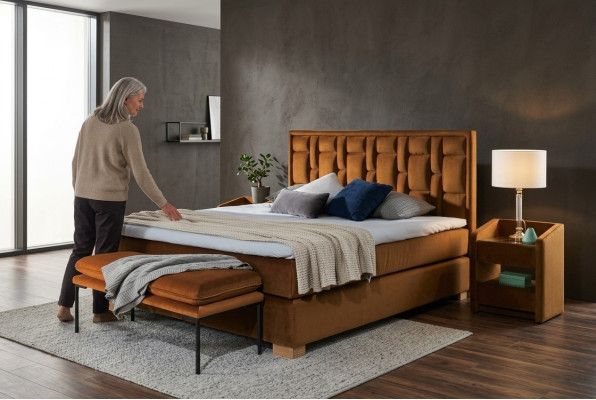 Hocker Poufa Fußhocker Hocker Polsterhocker Sitzhocker Beistell Stoff Loft