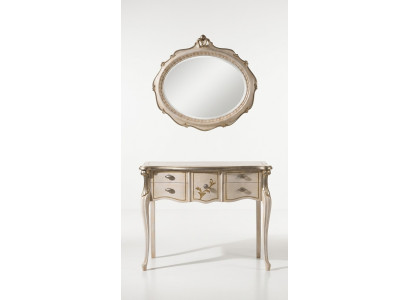 Möbel Stil Barock Konsolentisch Wandtisch Tisch Sideboard Klassischer Echtholz