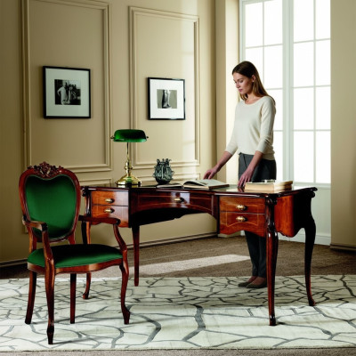 Italienische Klassisches Holz Möbel Luxus Sessel Büromöbel Stil Barock