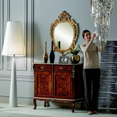 Designer Holz Italienische Möbel Design Möbel Stil Barock 2tlg Kommode