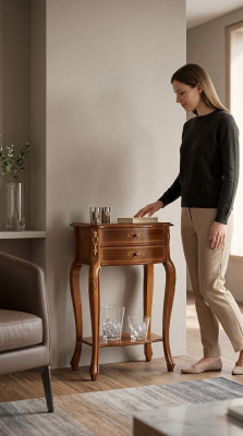 Konsolentisch Italienische Möbel Beistelltisch Designer Tisch Wohnzimmertisch