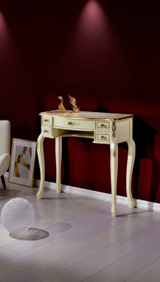Design Luxus Möbel Sekretar Antik Stil Barock Tisch Holz Italienische Möbel Neu