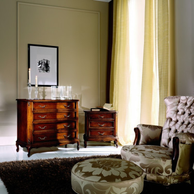 Design Möbel Stil Barock Grosse Kommode Braun Luxus Italienische Möbel Neu