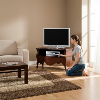 Sideboard tv Lowboard rtv Schrank Italienische Möbel Wohnzimmer Holz Echtholz