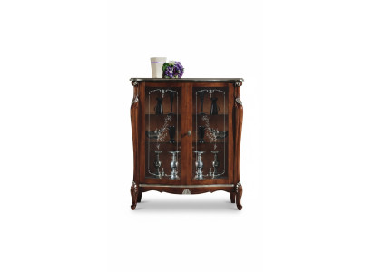 Schick Design Möbel Luxus Holz Vitrine Stil Antik Barock Schrank Italienische Anrichte