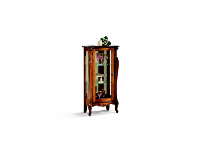 Design Luxus Möbel Holz Vitrine Stil Antik Baroco Schrank Italienische Möbel Neu