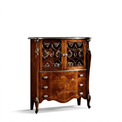 Schicke Anrichte Schrank Vitrine Kommode Design Möbel Schränke Kommoden