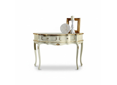 Design Möbel Stil Barock Luxus Konsolentisch Weiß Holz Italienische Tisch Tische