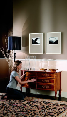 Italienische Holz Kommode Barock Stil Sideboard Kommoden Klassische Möbel Neu