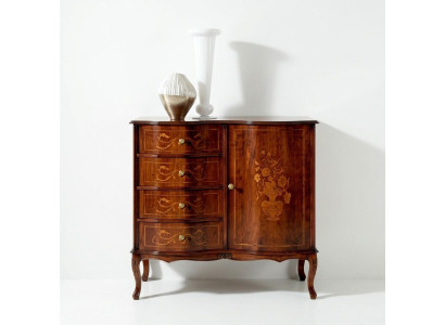 Luxus Designer Italienische Holz Möbel Kommode Anrichte Barock Stil Sideboard