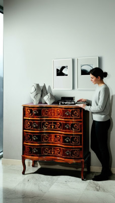Designer Luxus Italienische Holz Möbel Kommode Schrank Anrichten Echtholz