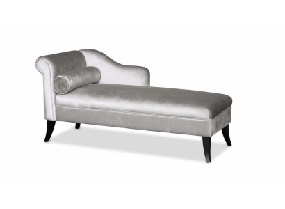 Chaiselongue Kreative Möbel Wohnzimmer Modern Design Sofa Stoff Silber