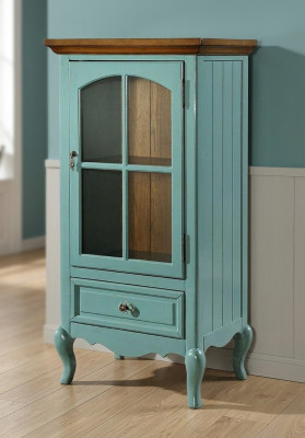 Klassische Vitrine Schrank Wohnzimmer Vitrinen Vitrinen Amerikanisch Möbel grüne