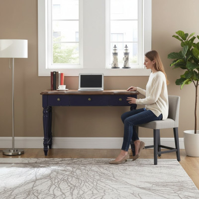 Büro Schreibtisch Sessel Tisch Holztisch Stuhl Tische 2tlg Einrichtung Echtholz