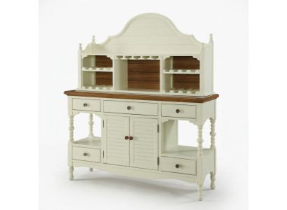 Klassische Holz Anrichte Landhaus Stil Möbel Schrank Kommode Anrichten Schränke