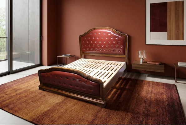 Bett Polster Design Luxus Doppel Hotel Betten Ehe Schlaf Zimmer Leder 180x200cm