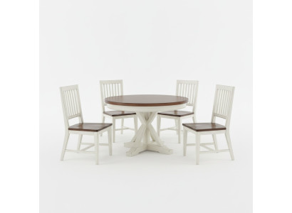 Esstisch 4 Stühle Esszimmer Set Essgruppe Klassischer Tisch Tische Garnitur neu