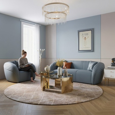 Sofagarnitur 3+1 Sitzer Set Design Sofa Polster Couchen Couch Modern Luxus Neu