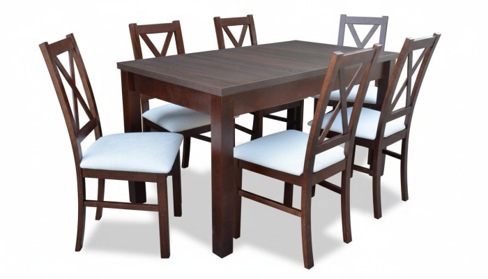 Komplette Esszimmer Garnitur Tisch 6x Lehnstuhl Stühle Luxus Essgruppe Set 7tlg