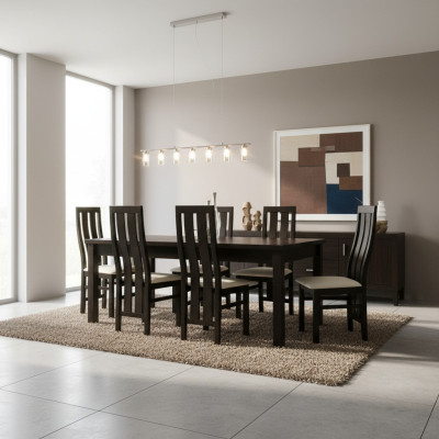 Esstisch Esszimmer Komplett Set 6x Stühle Set Ess Gruppe Holz Tisch Tische 7tlg