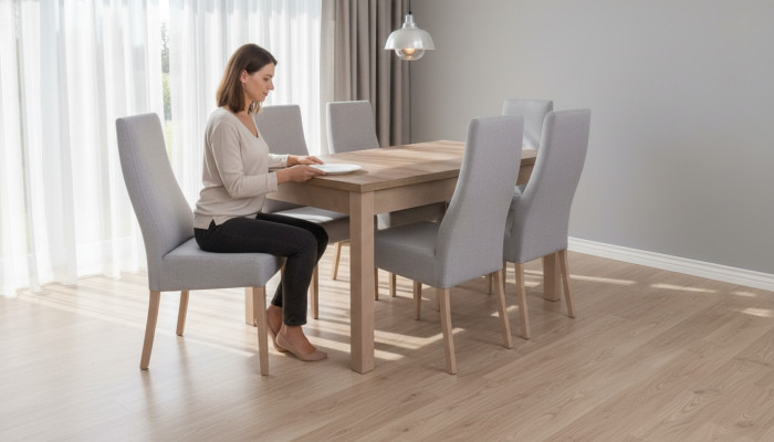 Komplette Garnitur Esszimmer Lehnstuhl Tisch 6x Stühle Luxus Essgruppe Set 7tlg