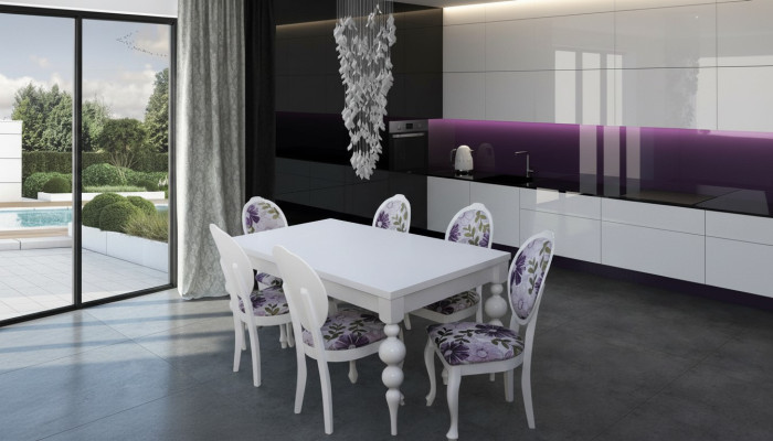 Esstisch 6x Stühle Essgruppe Esszimmer Set Klassischer Tisch 7tlg Set Stuhl neu