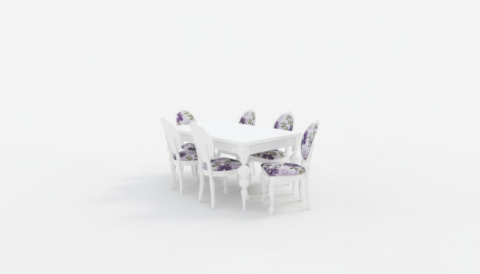 Esstisch 6x Stühle Essgruppe Esszimmer Set Klassischer Tisch 7tlg Set Stuhl neu