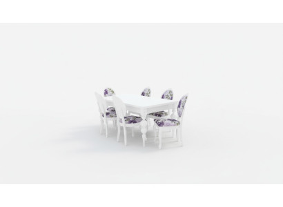 Esstisch 6x Stühle Essgruppe Esszimmer Set Klassischer Tisch 7tlg Set Stuhl neu