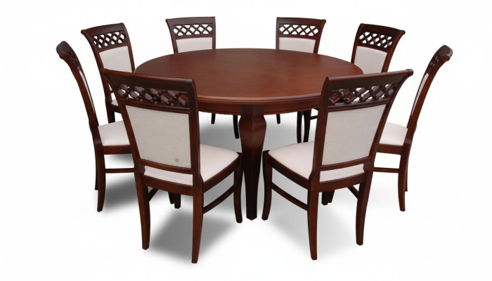 Esszimmer Tsiche Gruppe Esstisch Tisch Holz Garnitur 8x Stuhl Set Stühle 9tlg