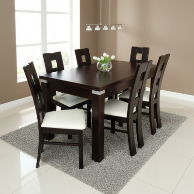 Essgarnitur Esstisch 6 x Stuhl Set Garnitur Tisch Essgruppe 7tlg. Tische Neu