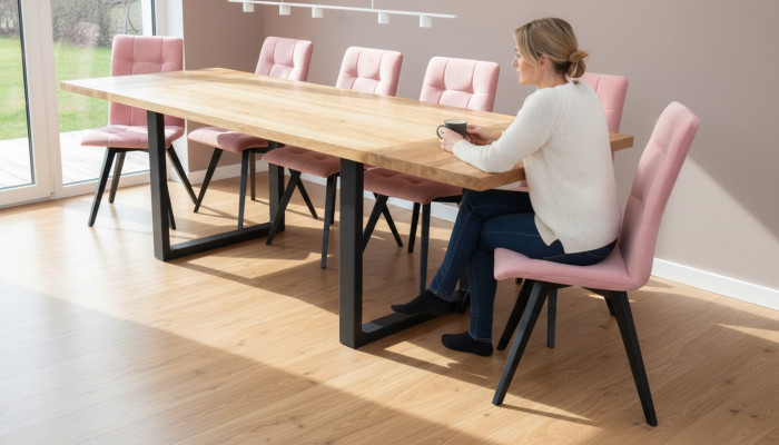 Esstisch 6x Stühle Klassische Esszimmer Garnitur 7tlg.Set Rechteckig Tisch Stuhl