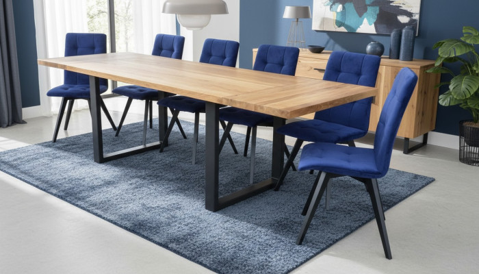 Klassischer Garnitur Esstisch Tisch Holz Esszimmer 6x Stuhl Set Stühle 7 tlg.Set