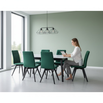 Esstisch 6 Stühle Esszimmer Set Essgruppe Klassischer Tisch Tische Garnitur neu