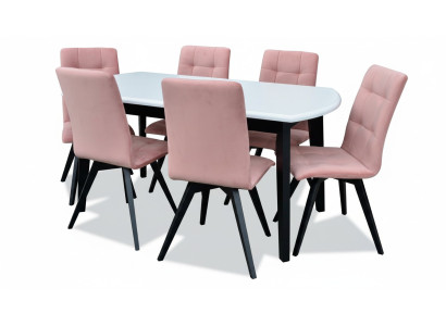 Esstisch 6 Stühle Stuhl Esszimmer Garnitur Klassischer Tische Tisch 7tlg. Neu