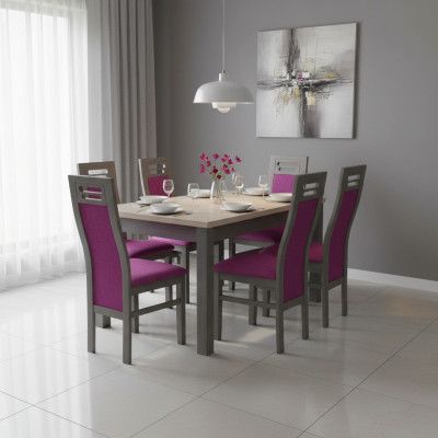 Esstisch Tisch Holz Esszimmer Garnitur 6x Stuhl Set Stühle Moderne Möbel Gruppen