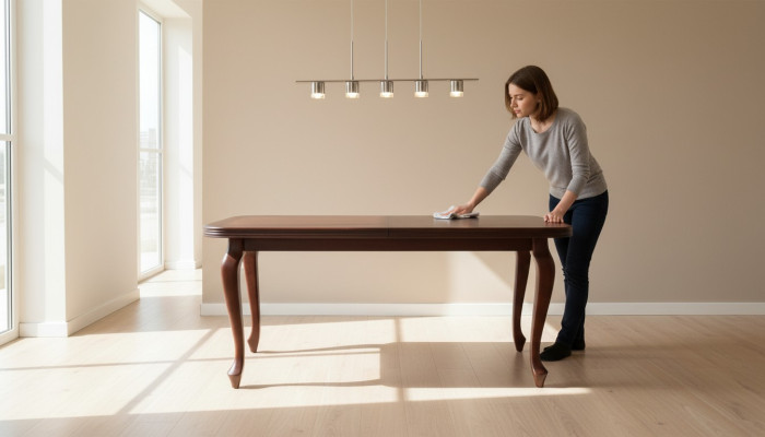 Holztische Ess Tisch Konferenz Tische Wohn Holz Zimmer 100x200/300 Küchen Möbel