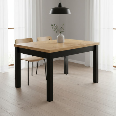 Ess Tisch Zimmer Tische Wohn Zimmer Holz Designer Braun 90x120/270 Holztische