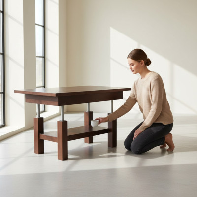 Esstisch Design Wohnzimmer Tisch Holz Tische Esszimmer Moderne Möbel 80x130/170